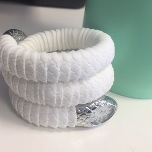 Wintex Milano snake watch white